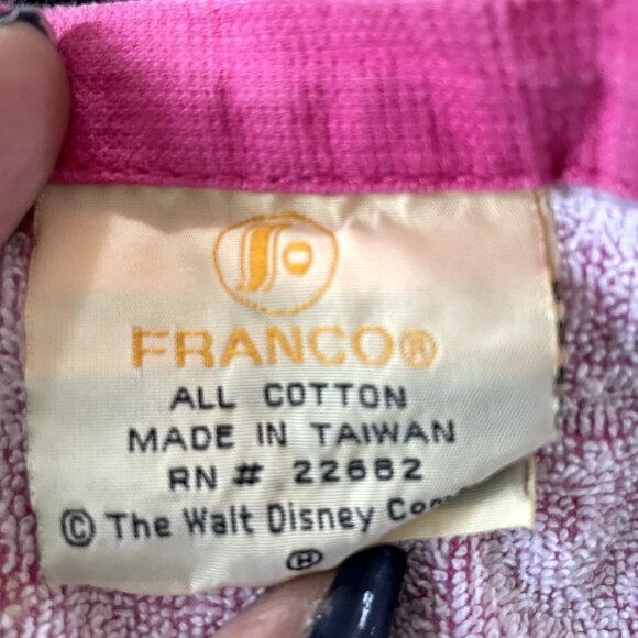 Disney Minnie Mouse J Franco Beach Bath Towel Vintage 80s 90s Retro u - Picture 6 of 8